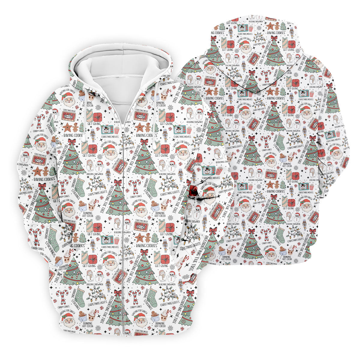 Tis The Season Santa Claus White Men's Golf Polo Shirtristmas Golf Shirt, Polo ShirtFor Men