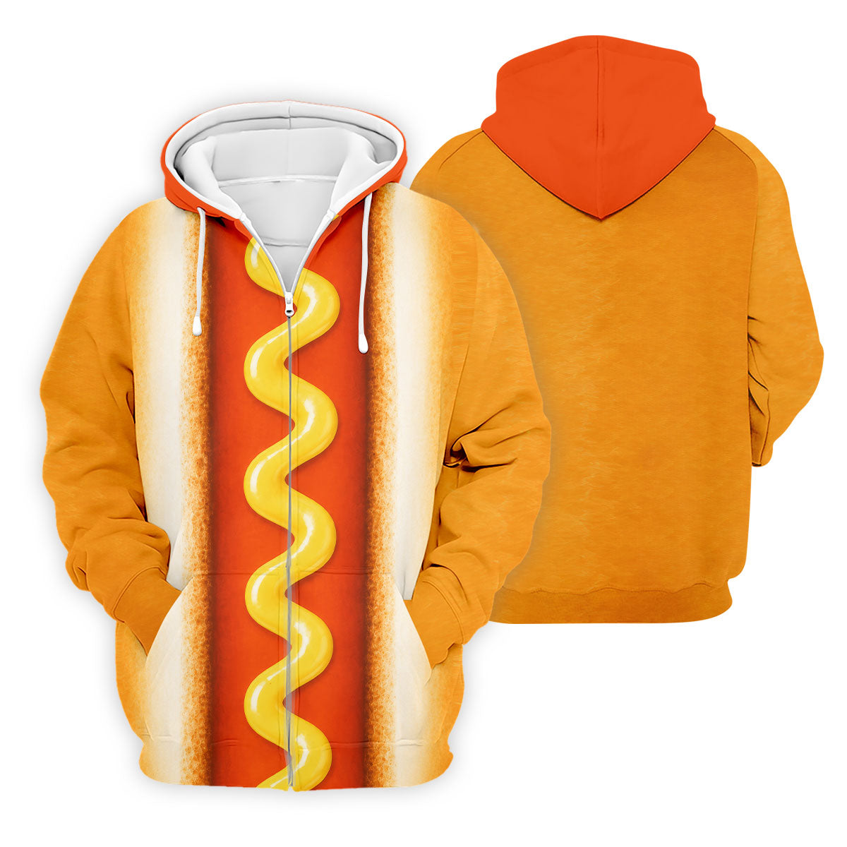 Hot Dog Suit Golf Shirt, Humorous Food Lover Pattern, Golf Shirt For Men