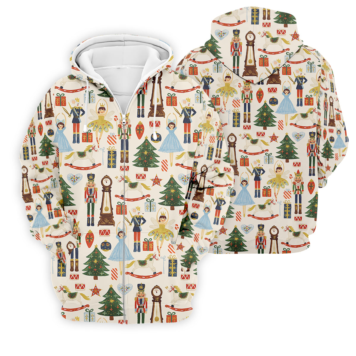 Vintage Nutcracker Christmas Golf Shirt, Men's Golf Polo Shirte Golf Outfit, Golf Gift For Men
