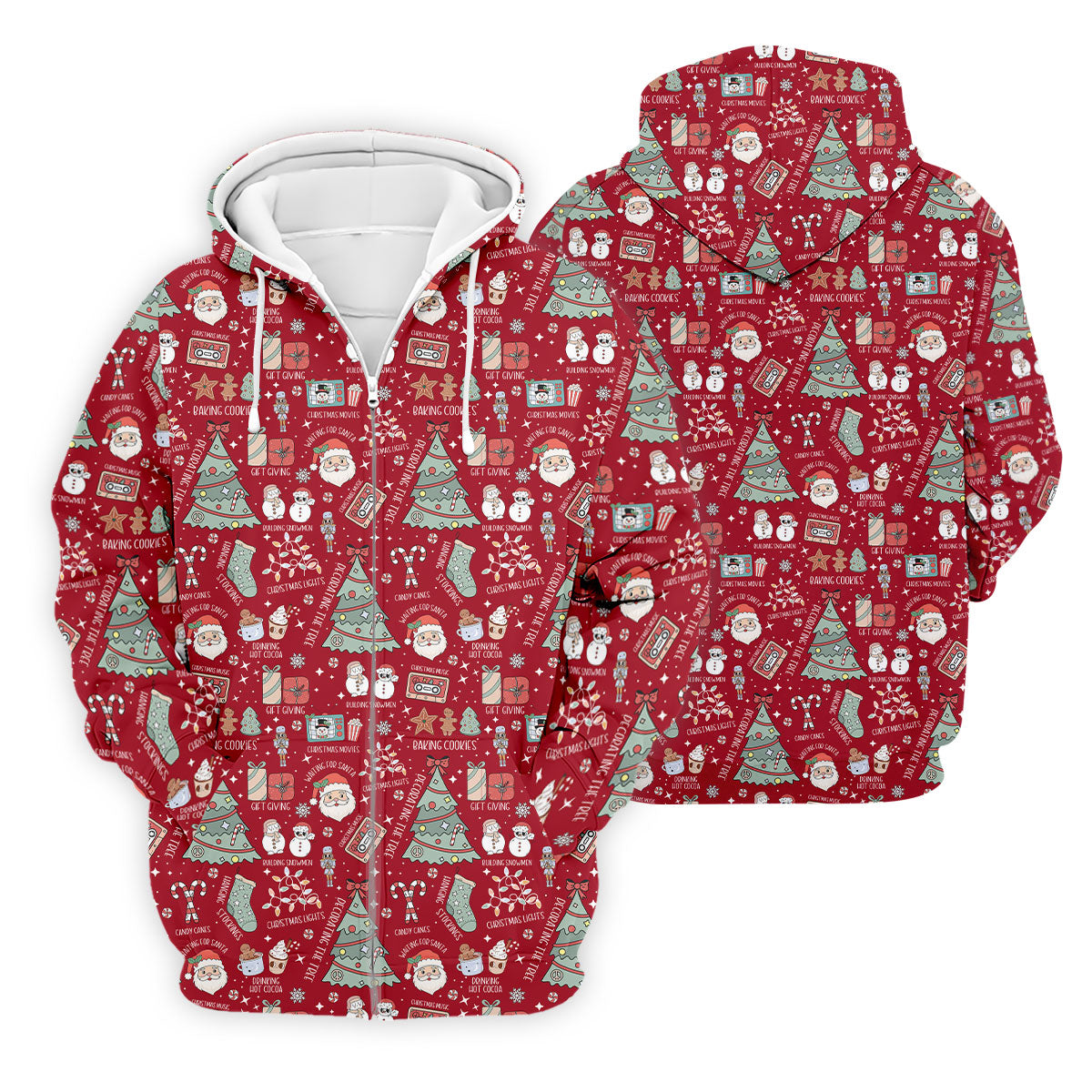 Tis The Season Santa Claus Gift Red Men's Golf Polo Shirttmas Golf Shirt, Polo Shirt Men