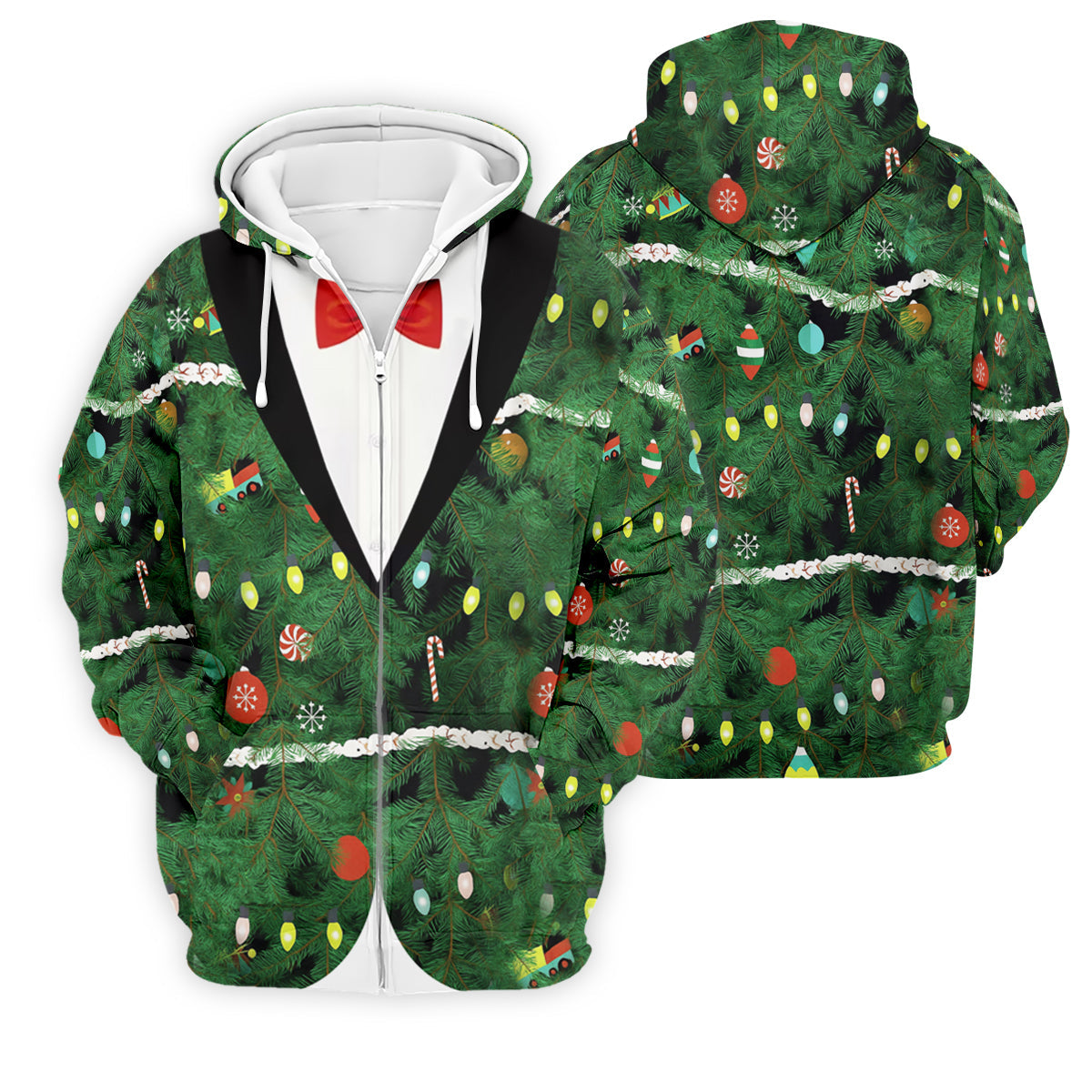 Christmas Tree Needles Green Festive Men's Golf Polo Shirt Christmas Golf Shirt, Golf Gift For Men