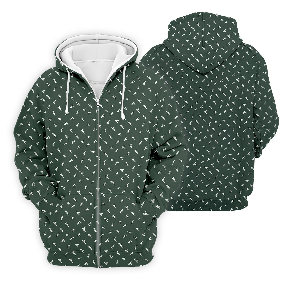Naughty Position Dark Green Fun Golf Shirts For Men, Valentines Golf Gift, Polo ShirtFor Men, Golf Gift For Men