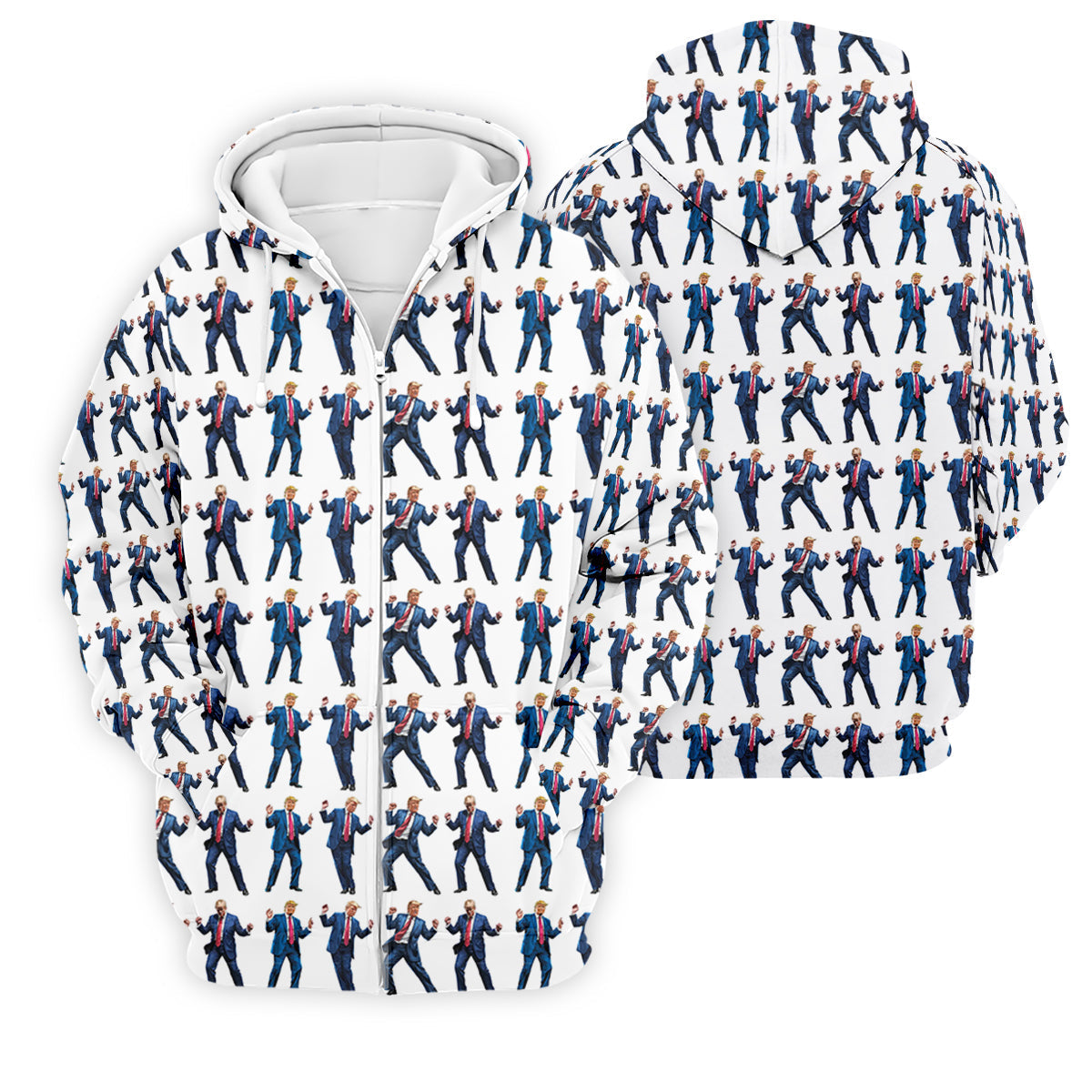 Christmas Trump Dancing Golf Tops For Men, Christmas Golf Polos Shirt, Men Golf Apparel