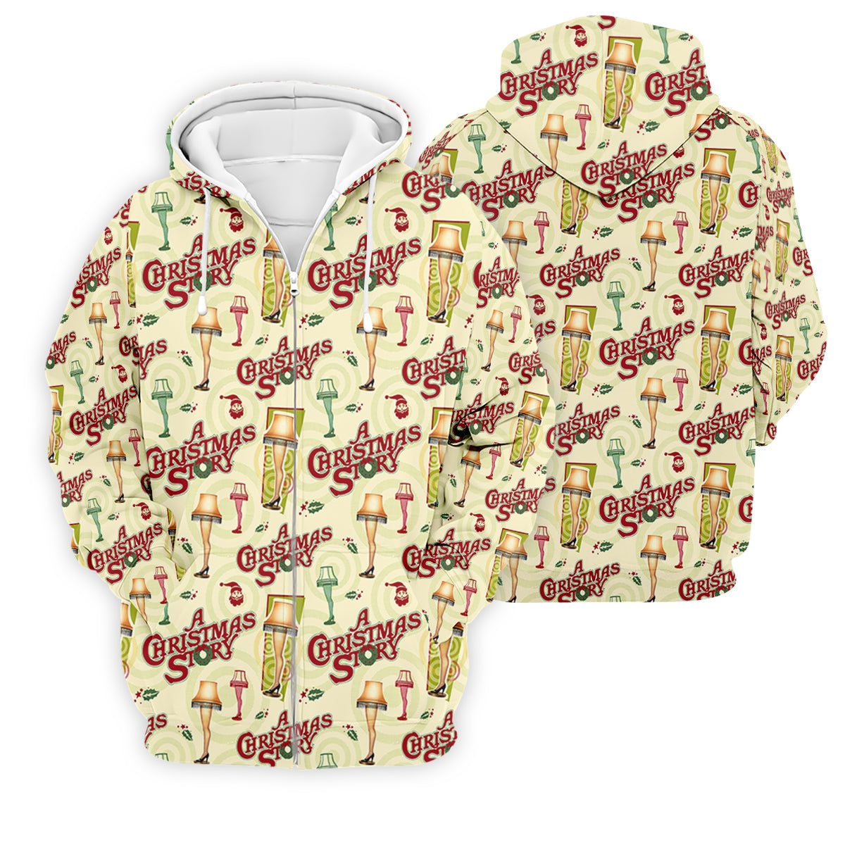 Christmas Story Leg Lamp Golf Tops For Men, Fun Golf Shirts For Men, Christmas Golf Shirt, Polo ShirtFor Men