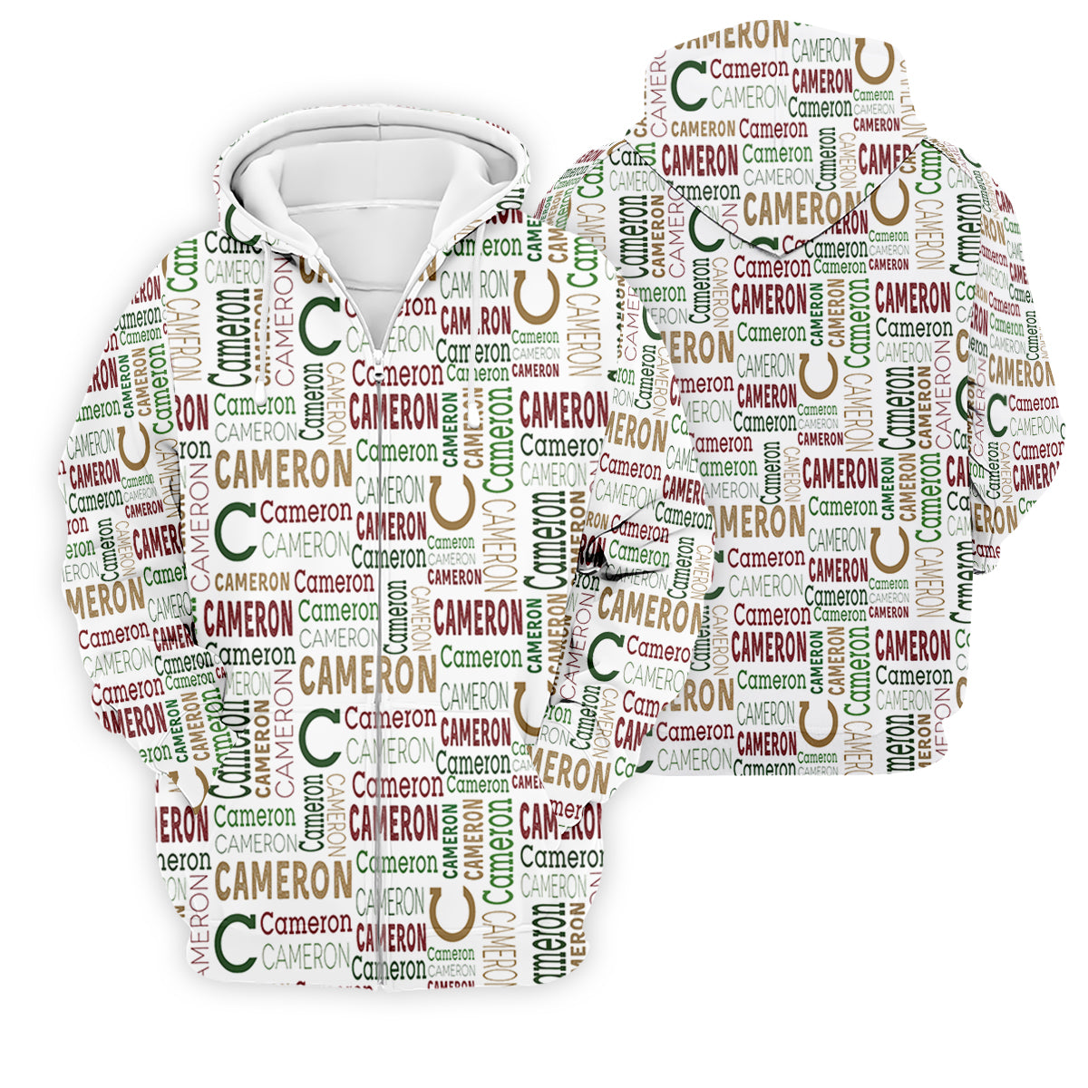 Cameron Pattern Christmas Golf Tops For Men, Christmas Golf Shirt, Men Golf Apparel