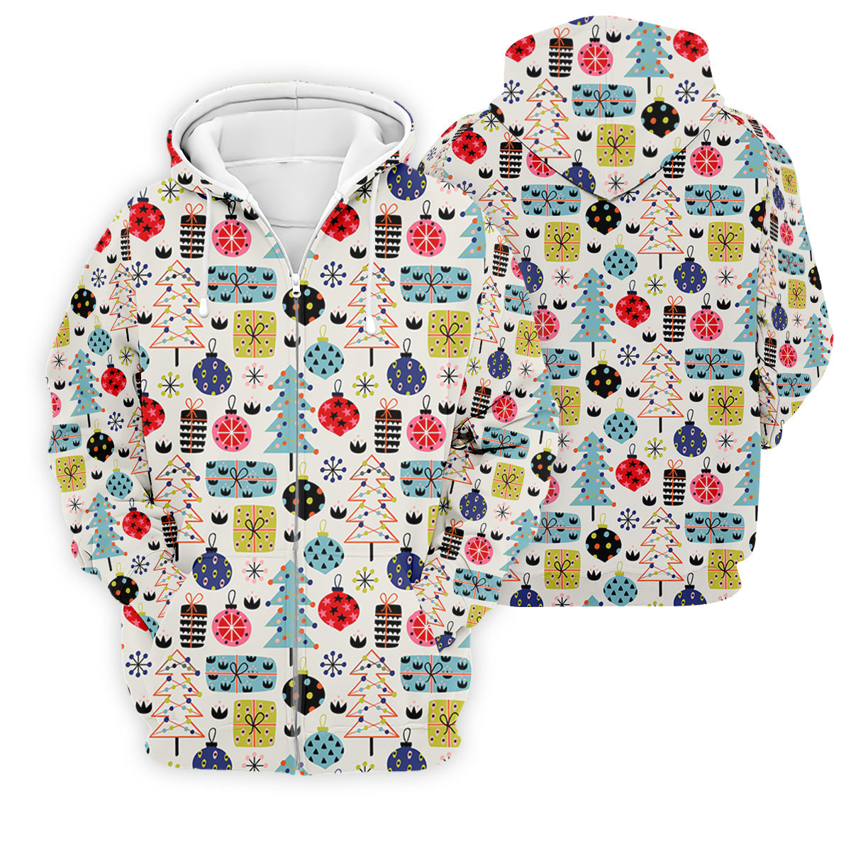 Colorful Christmas Men's Golf Polo Shirtristmas Golf Shirt, Cute Golf Outfit, Golf Gift For Men
