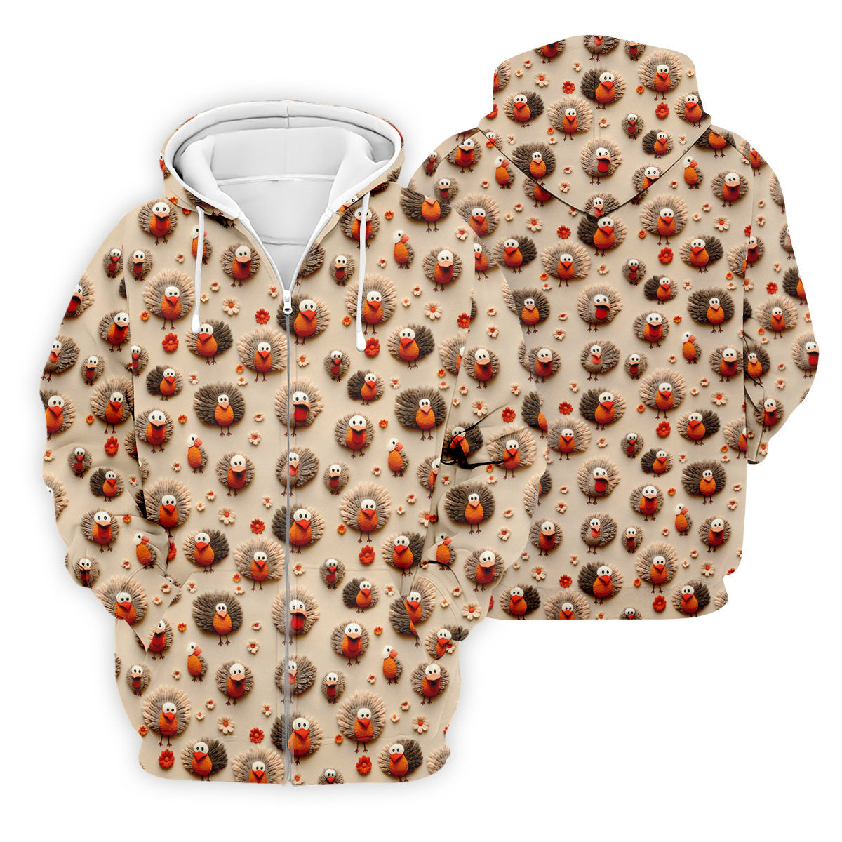 Little Turkey Thanksgiving Golf Tops For Men, Fun Golf Shirts For Men, Polo ShirtFor Men, Golf Gift For Men