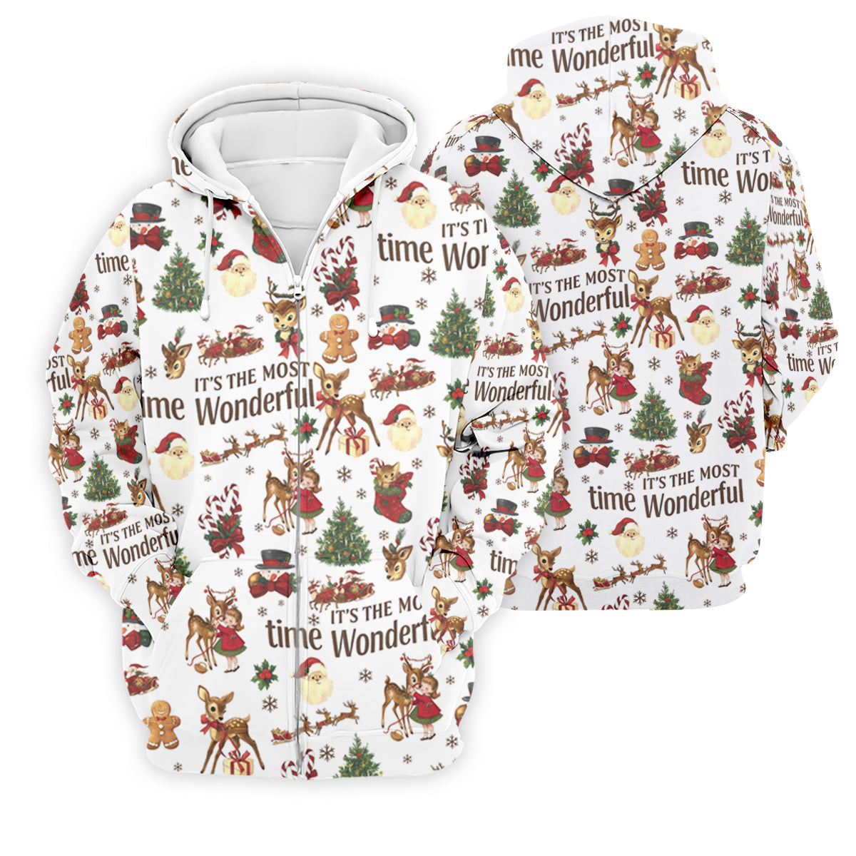 It's The Most Wonderful Time Christmas Golf Shirt, Cute Golf Outfit, Polo ShirtFor Men, Golf Gift For Men