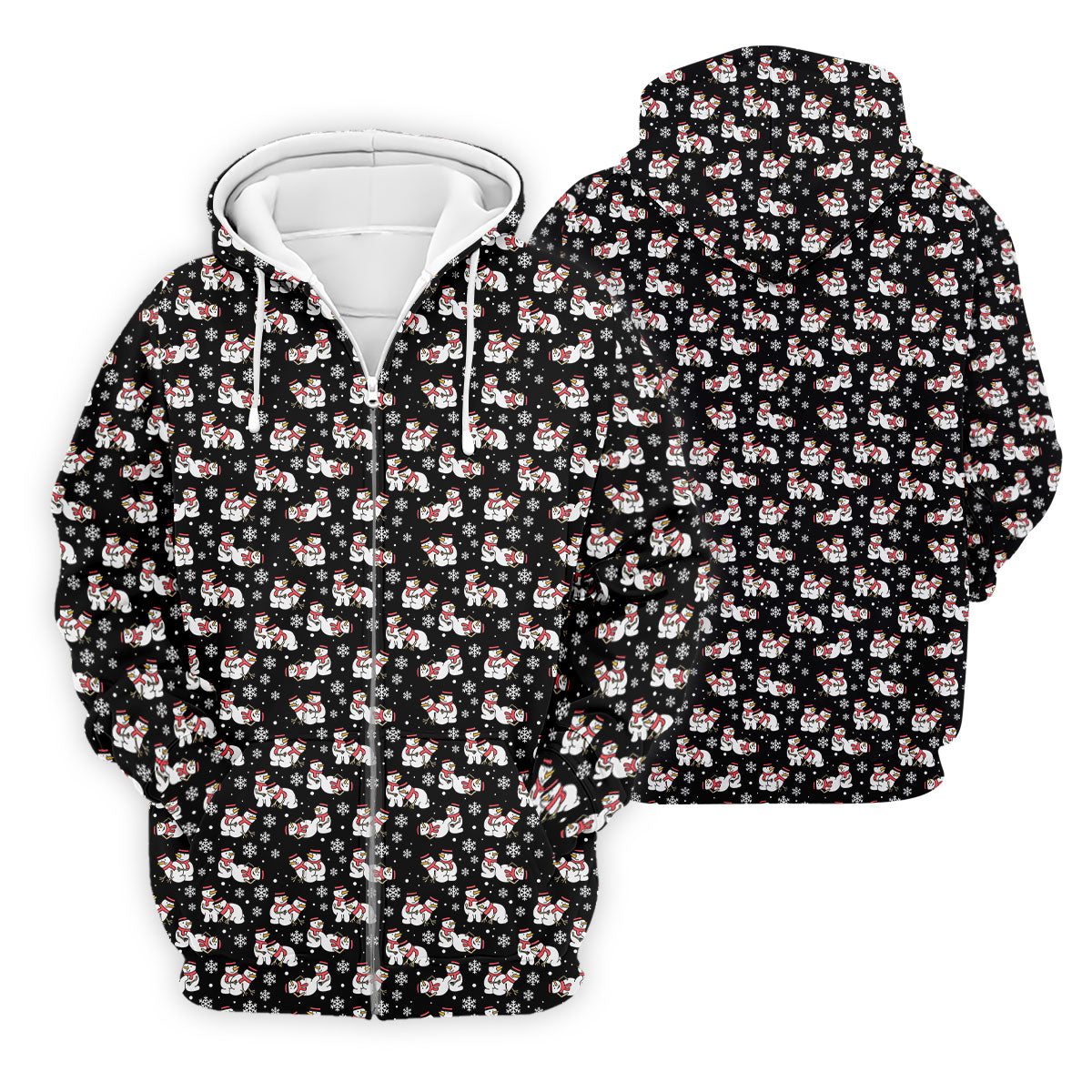 Naughty Snowman Black Golf Shirt, Christmas Golf Shirt, Fun Golf Shirts For Men, Polo ShirtFor Men