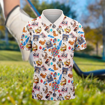 Up Movie Men's Golf Polo ShirtGolfing Apparel, Mens Golf Gift