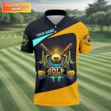 Royal Spirit Custom Golf Polo ShirtGolfing Apparel, Golf Gift For Men
