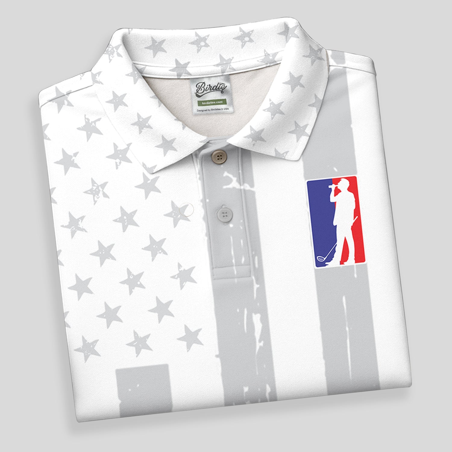 The Game Of Golf American Flag Patriot Golf Tops For Men, Polo ShirtFor Men, Golf Shirts For Men