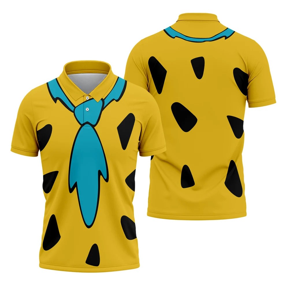 Yellow Stone Age Costume Hawaiian Golf Shirt, Mens Golf Polo, Golf Shirts For Men