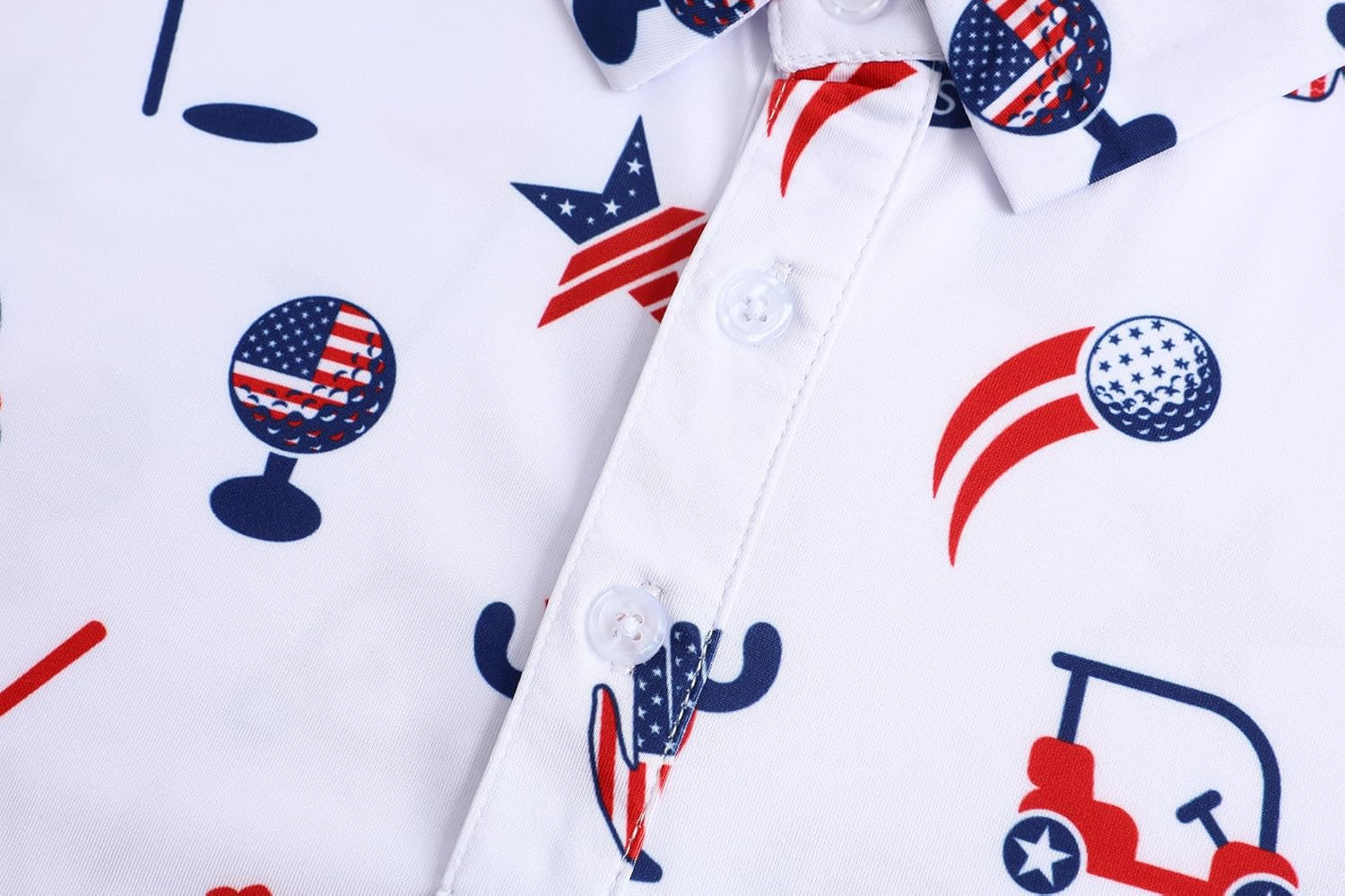 US Patriotic Pride American Flag Golf Polo Shirtlf Gift For Men, Golf Shirts For Men