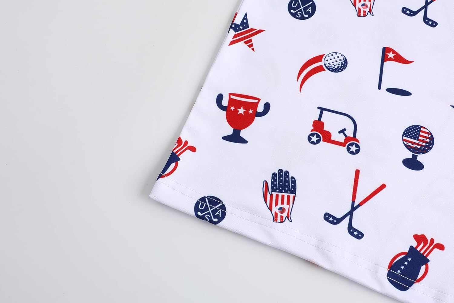 US Patriotic Pride American Flag Golf Polo Shirtlf Gift For Men, Golf Shirts For Men