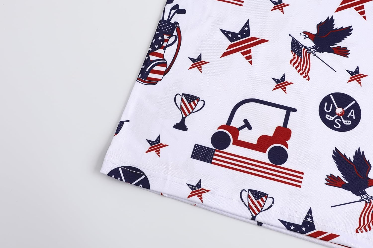 In Golf We Trust 2026 US Patriotic Pride Golf Polo Shirtlf Gift For Men, Golf Shirts For Men