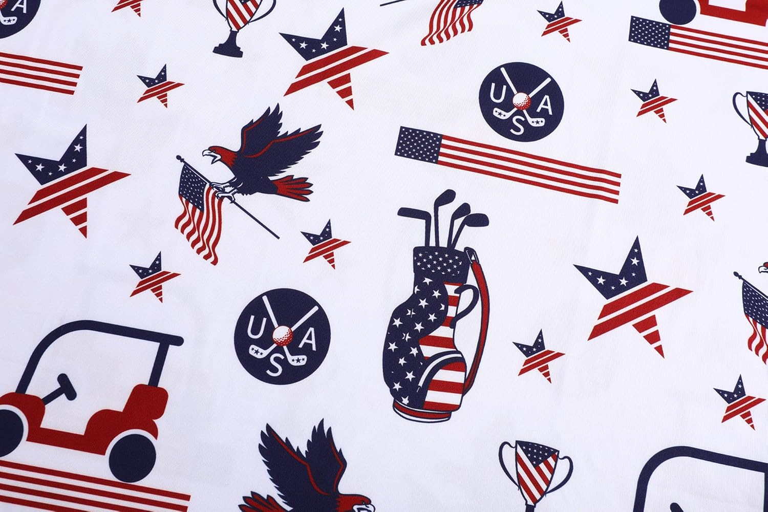 In Golf We Trust 2026 US Patriotic Pride Golf Polo Shirtlf Gift For Men, Golf Shirts For Men