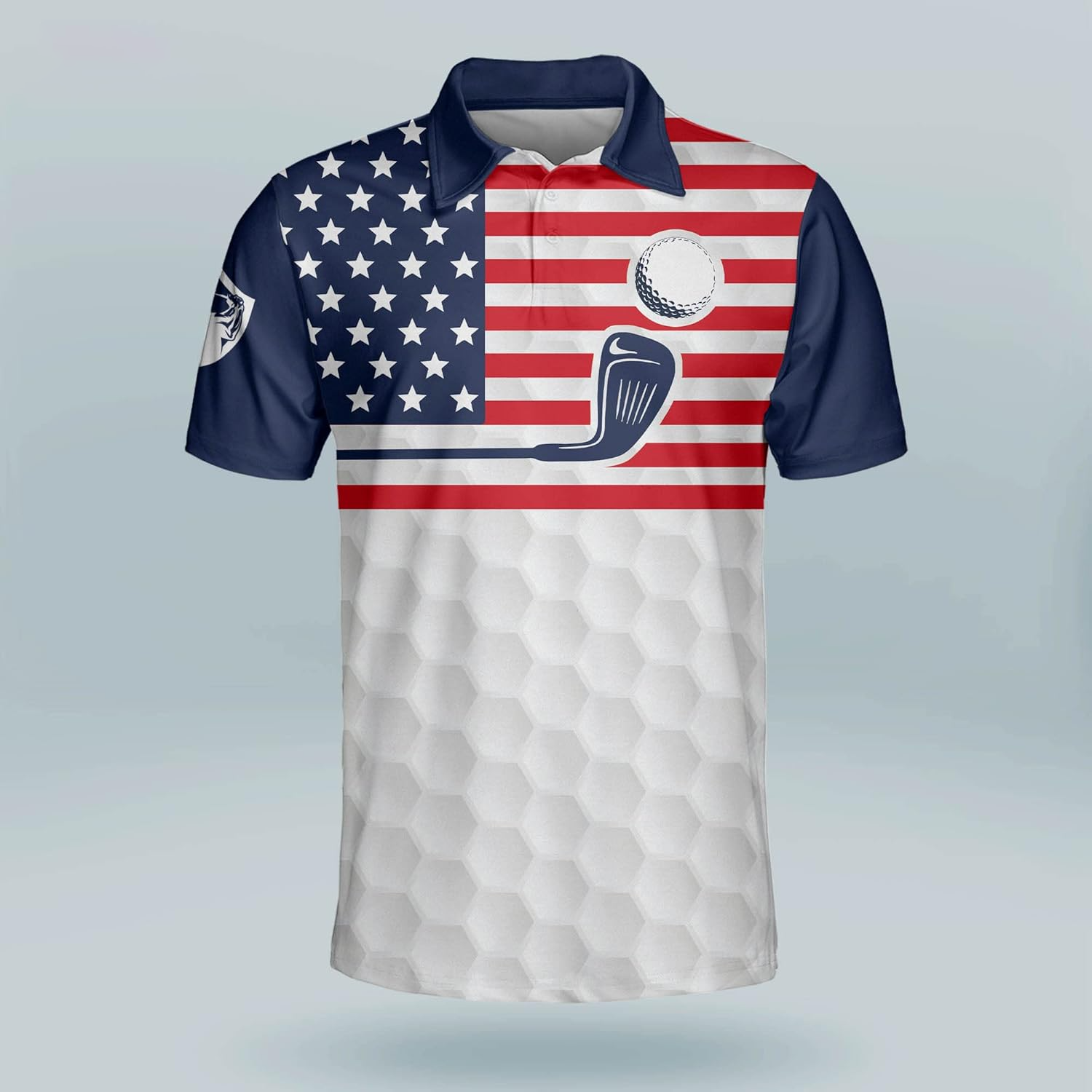 The Older I Get The Harder It Is To Find My Balls American Flag Golf Polo Shirtol Golf Gift, Golfing Apparel