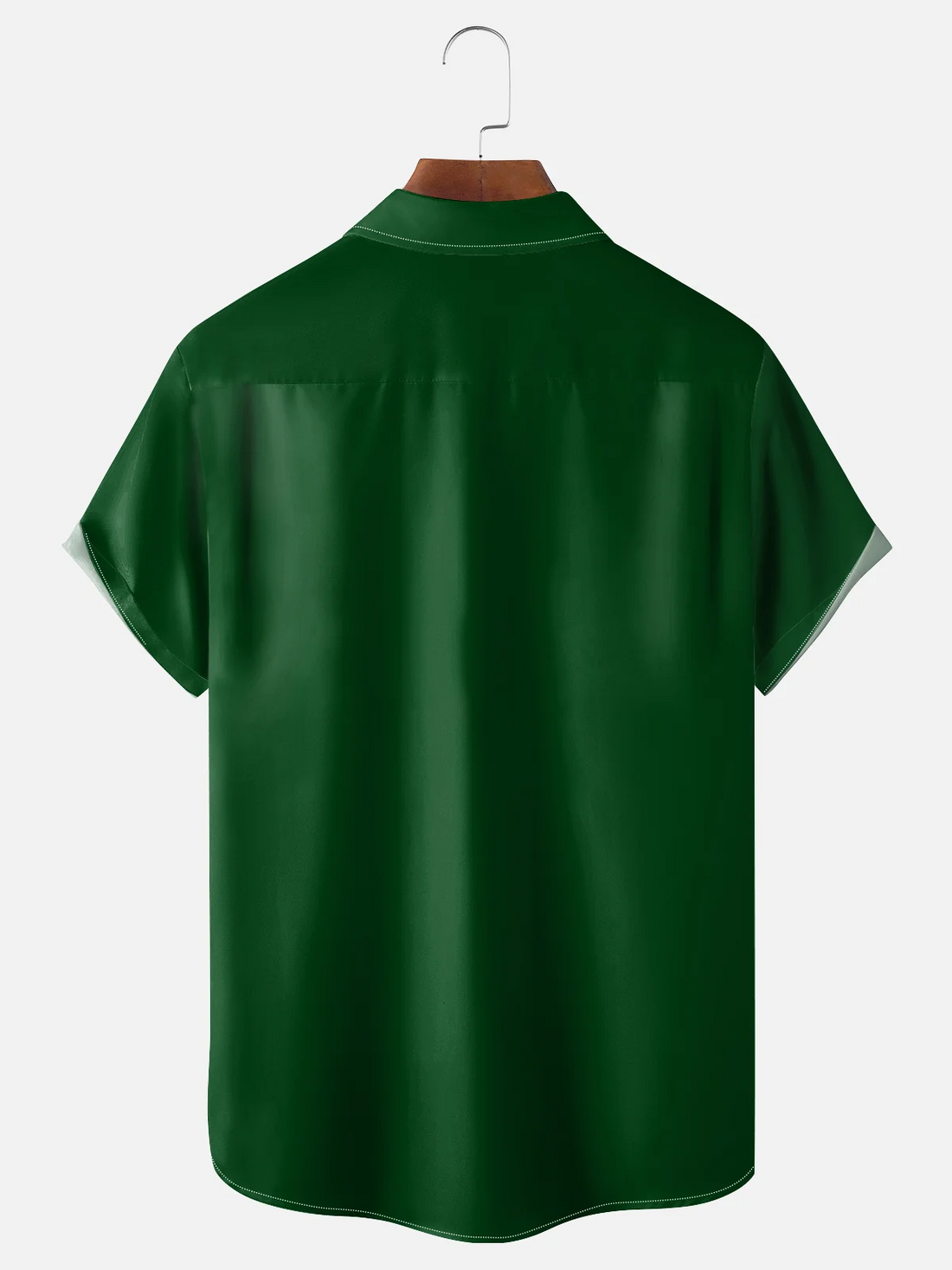 St Patrick‘s Day Shamrock Green And White Hawaiian Golf Shirt, Holiday Hawaiian ShirtTropical Vibe Men's Golf Shirt