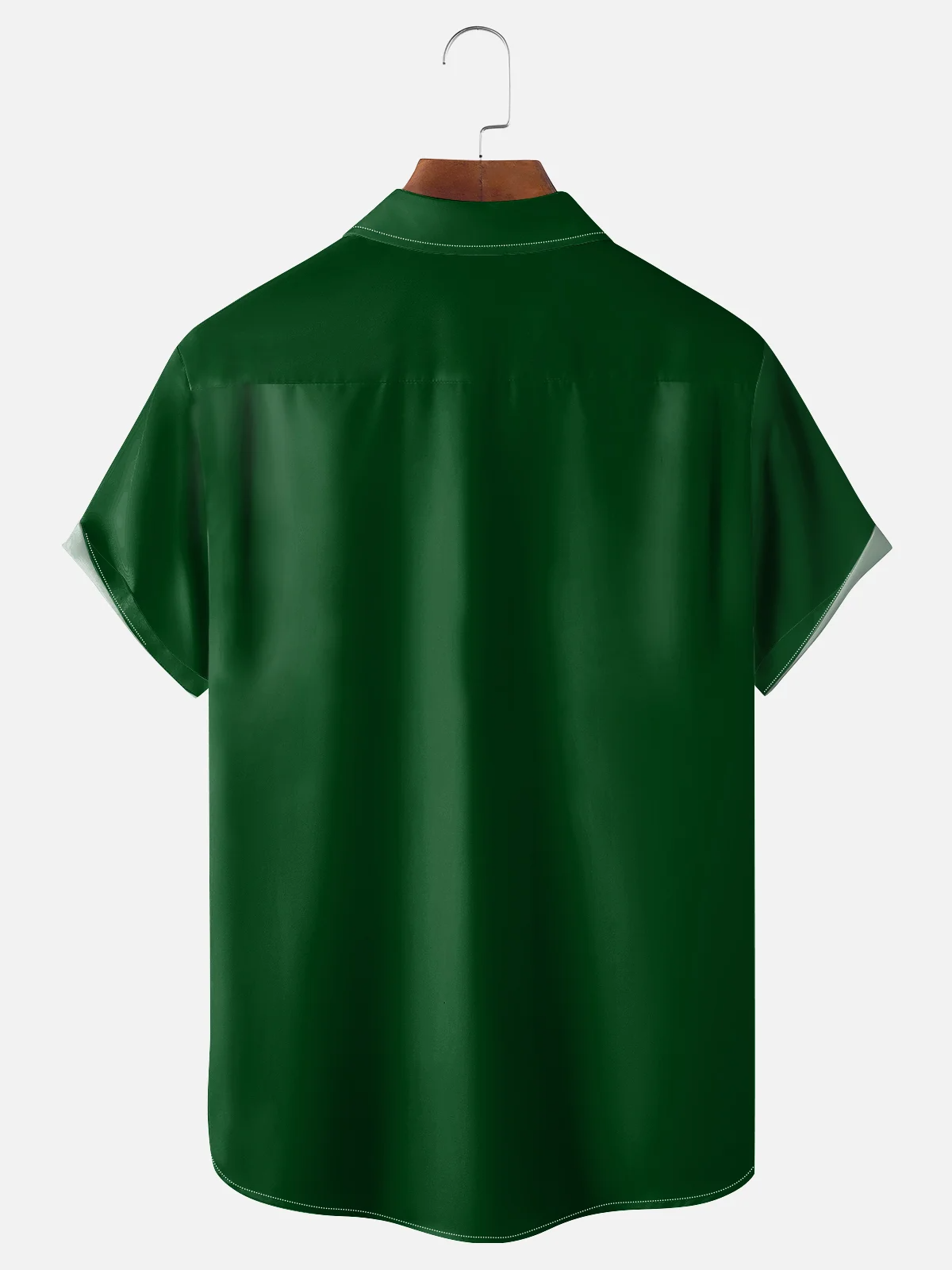 St Patrick‘s Day Shamrock Green And White Hawaiian Golf Shirt, Holiday Hawaiian ShirtTropical Vibe Men's Golf Shirt