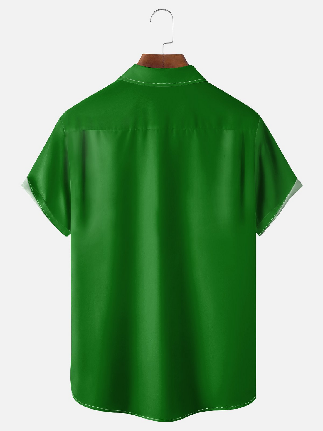 Lucky Clover Leaf St Patrick‘s Day Shamrock Hawaiian Golf Shirt, Tropical Vibe Men's Golf Shirt