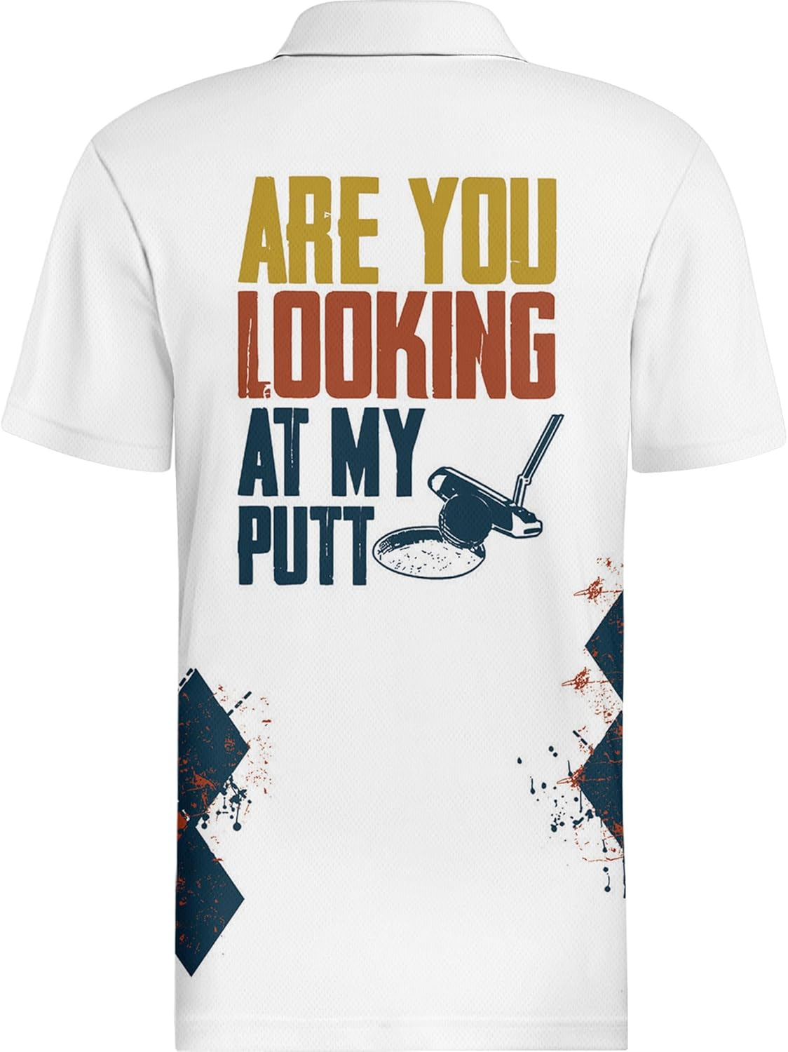 Are You Looking At My Putt Funny Swing Golf Polo Shirtlf Gift For Men, Golf Shirts For Men
