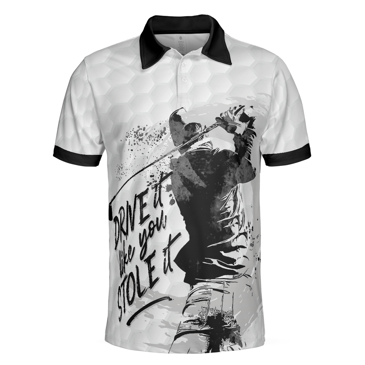 Drive It Like You Stole It Men's Golf Polo ShirtGolfing Apparel, Mens Golf Gift