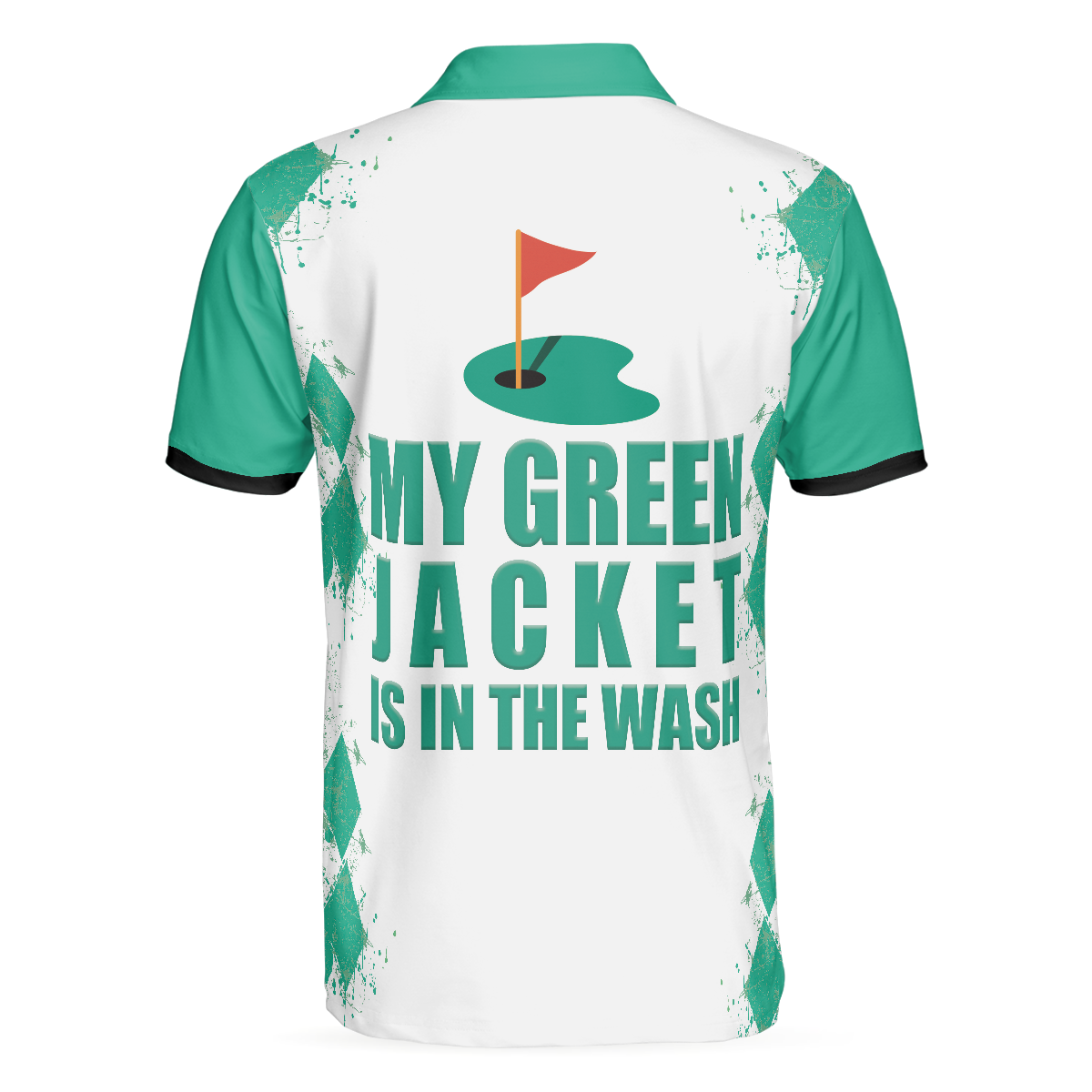 Skeleton Golfer Golf Polo ShirtGolfing Apparel, Golf Clothing, Mens Golf Gift