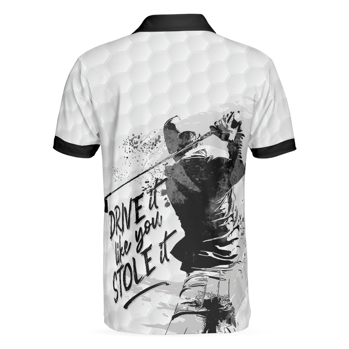 Drive It Like You Stole It Men's Golf Polo ShirtGolfing Apparel, Mens Golf Gift