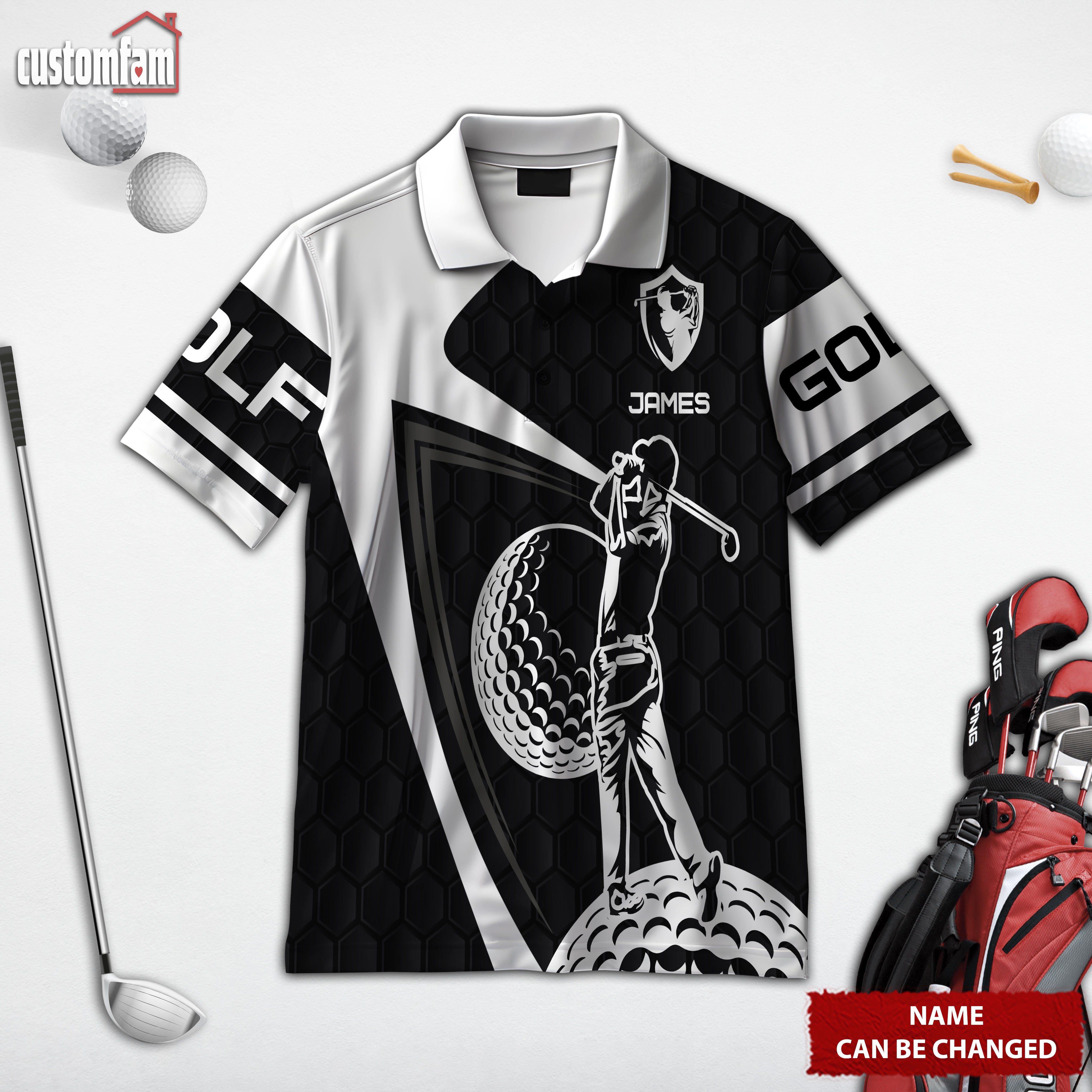It Takes A Lot Of Ball, Custom Polo ShirtPerfect Present For Golfers